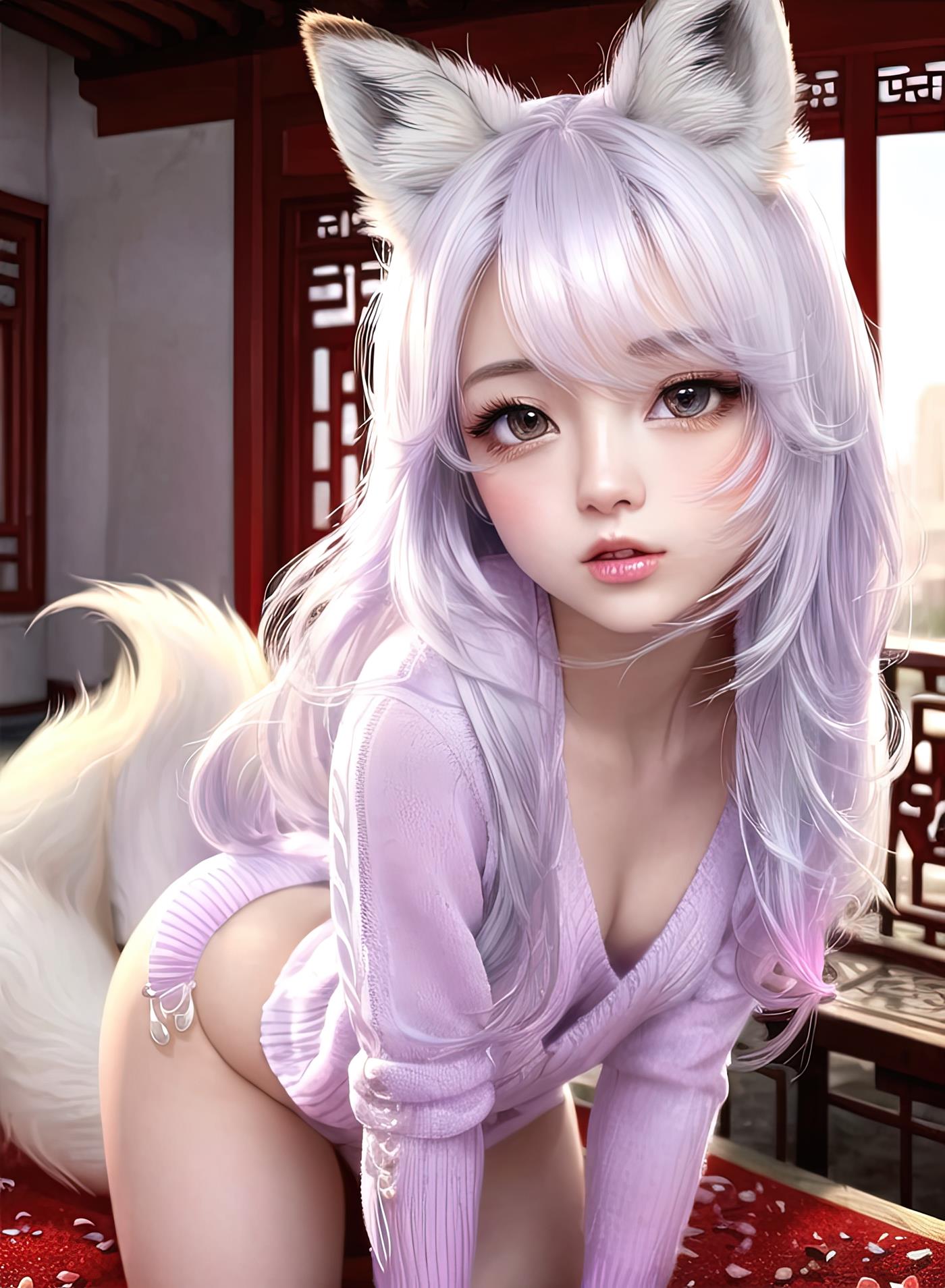 图片[101]-AI绘画 011 2K高清 狐狸姐姐 [146P] – 速更版-美库