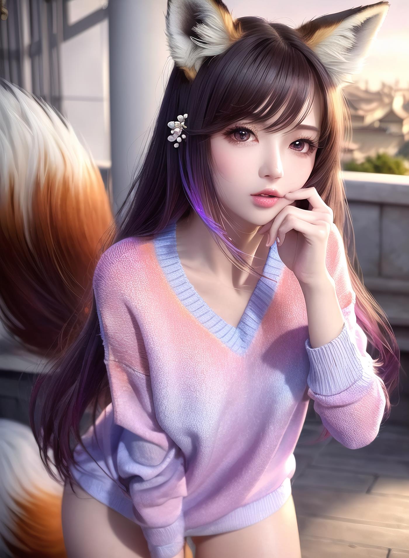 图片[102]-AI绘画 011 2K高清 狐狸姐姐 [146P] – 速更版-美库