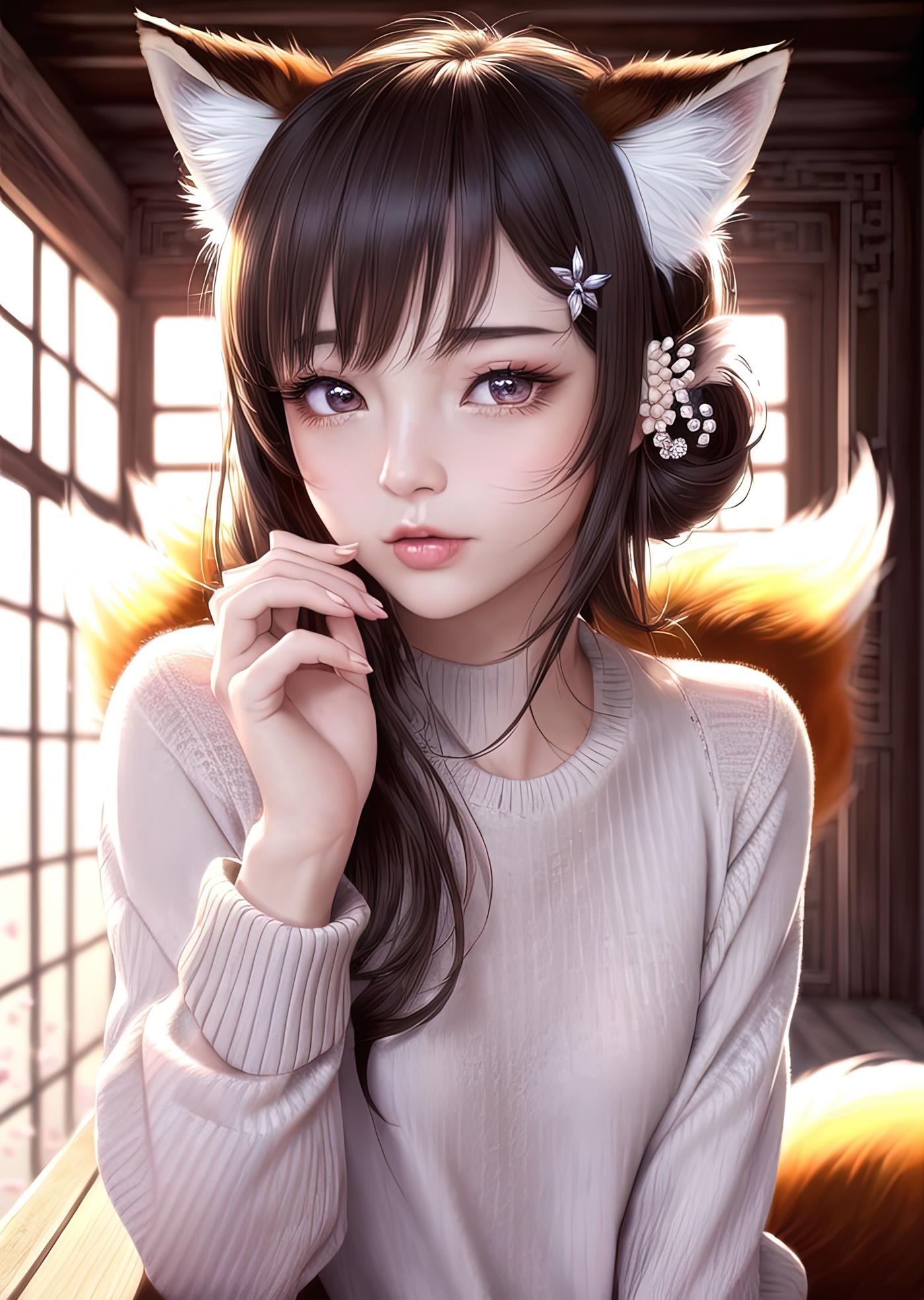 图片[108]-AI绘画 011 2K高清 狐狸姐姐 [146P] – 速更版-美库