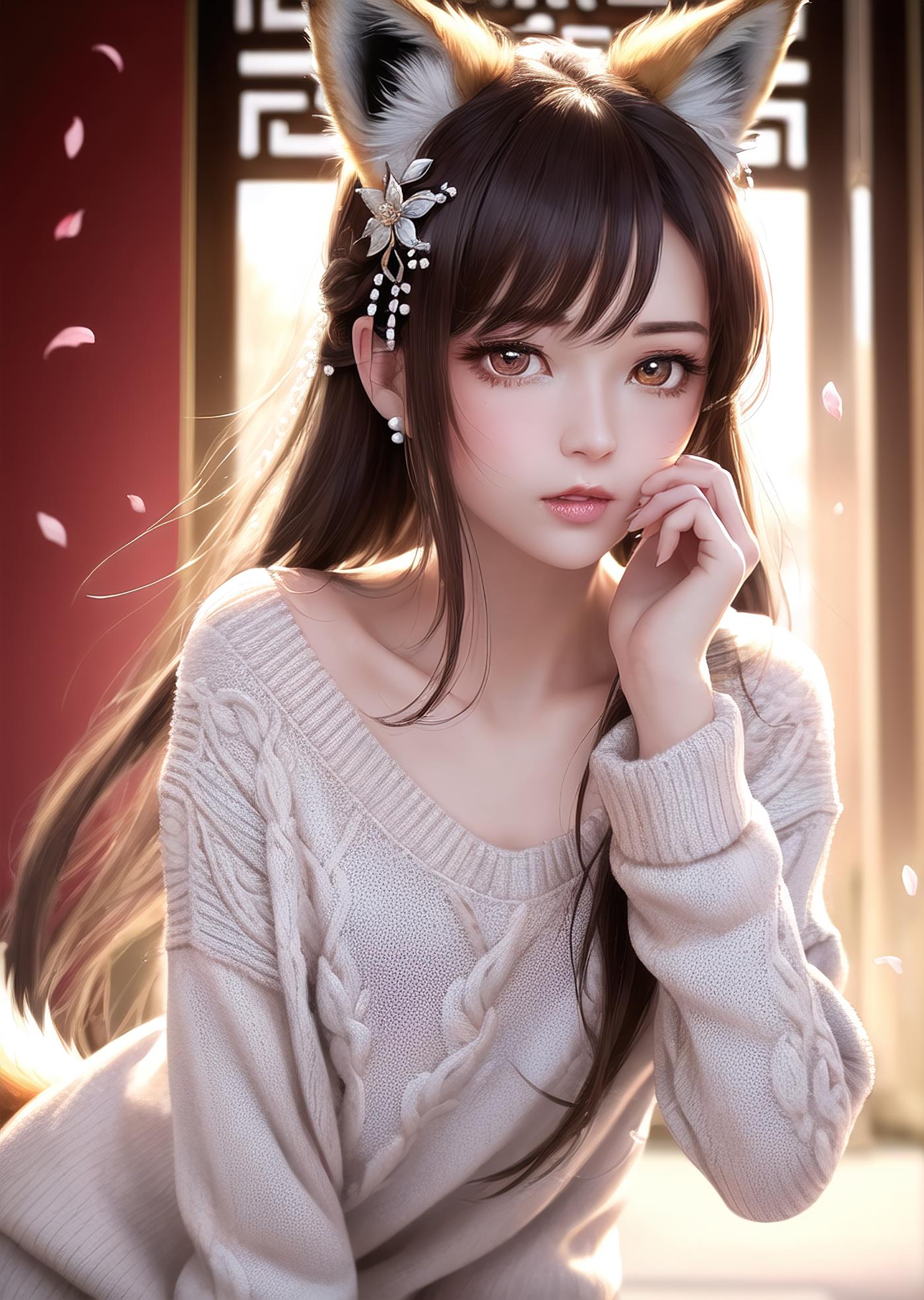 图片[111]-AI绘画 011 2K高清 狐狸姐姐 [146P] – 速更版-美库