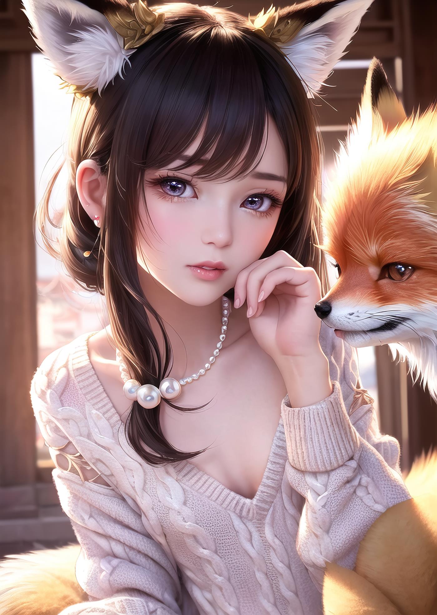 图片[113]-AI绘画 011 2K高清 狐狸姐姐 [146P] – 速更版-美库