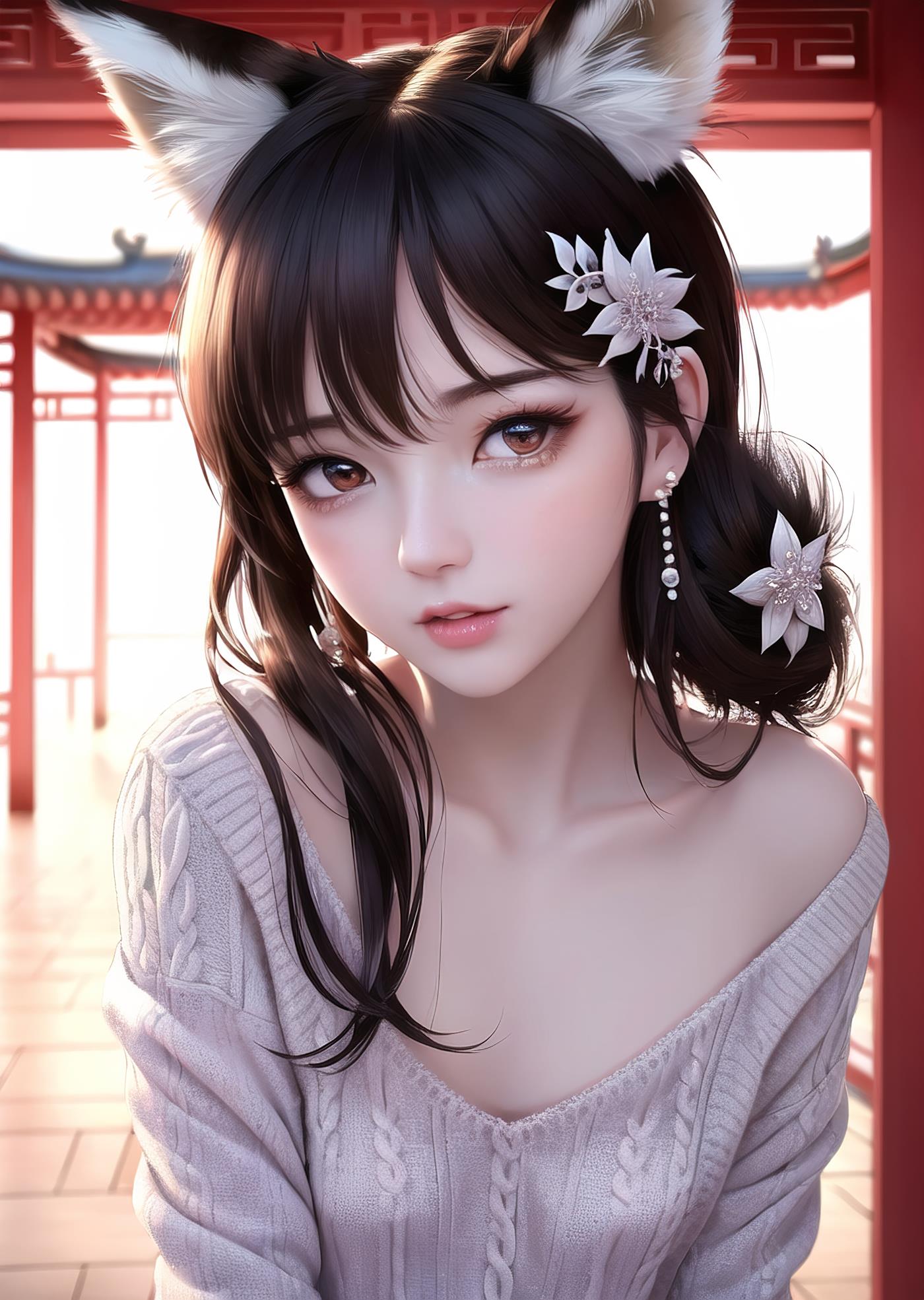 图片[114]-AI绘画 011 2K高清 狐狸姐姐 [146P] – 速更版-美库