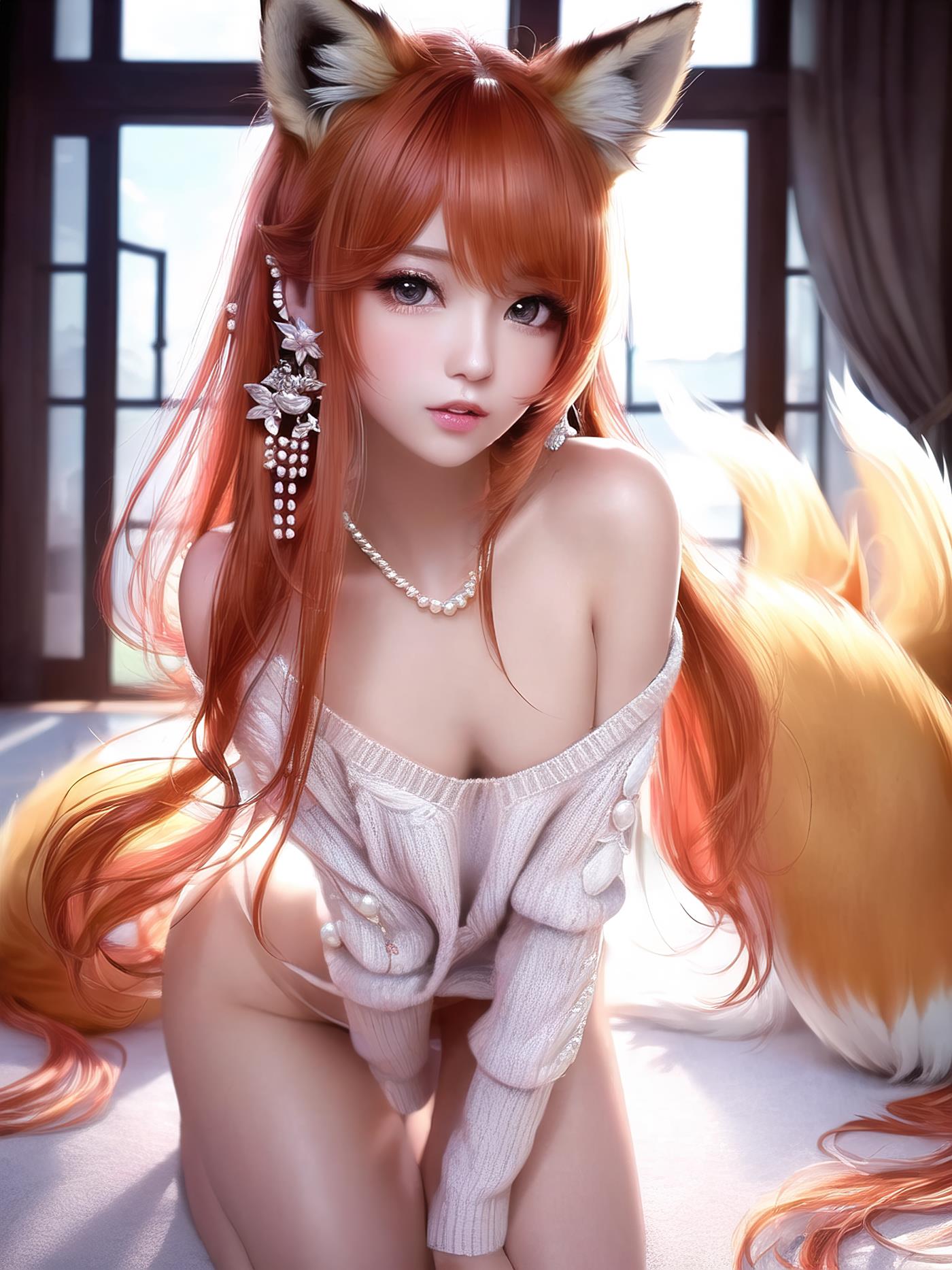 图片[119]-AI绘画 011 2K高清 狐狸姐姐 [146P] – 速更版-美库