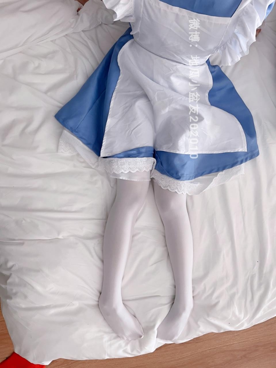 图片[10]-地瓜小盆友 – 蓝白女仆[20P] – 速更版-美库