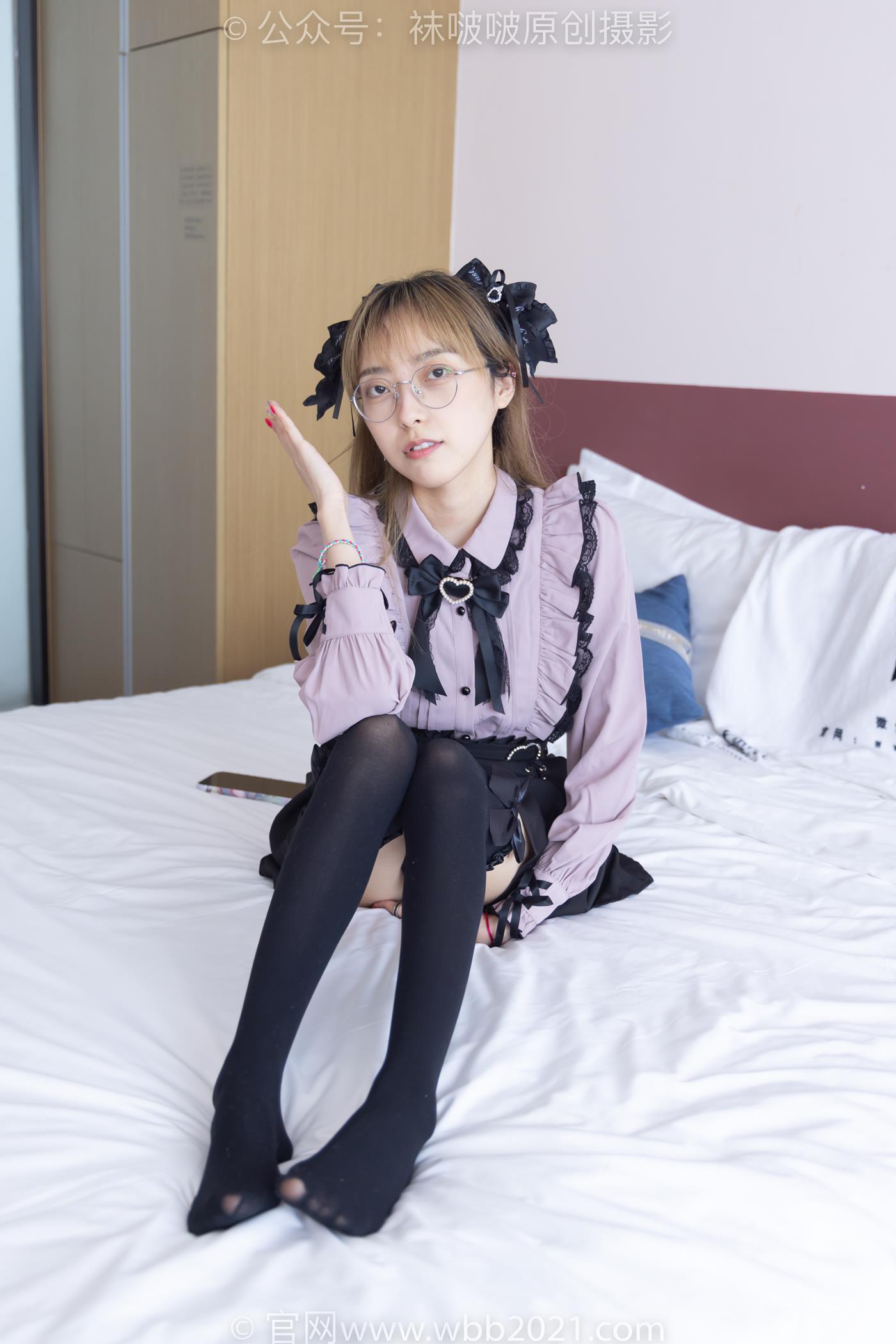 图片[38]-[BoBoSocks袜啵啵]NO.247 稚予-皮鞋、黑丝大腿袜、地雷系女友[160P] – 速更版-美库