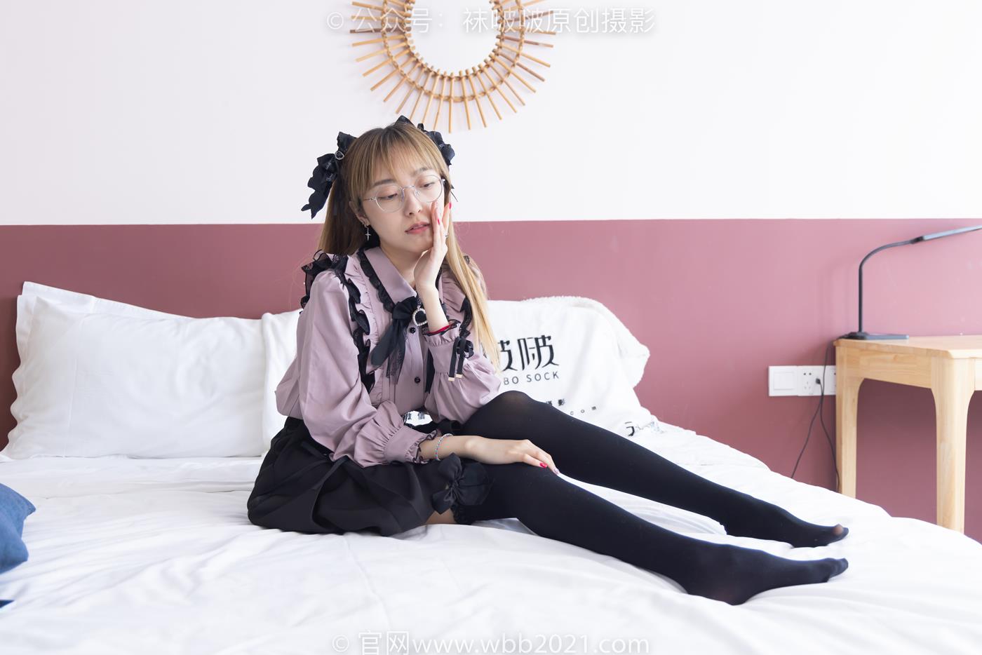 图片[77]-[BoBoSocks袜啵啵]NO.247 稚予-皮鞋、黑丝大腿袜、地雷系女友[160P] – 速更版-美库