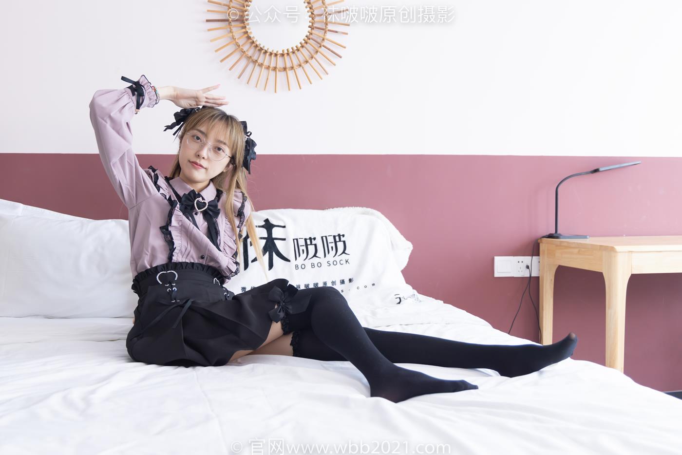 图片[78]-[BoBoSocks袜啵啵]NO.247 稚予-皮鞋、黑丝大腿袜、地雷系女友[160P] – 速更版-美库