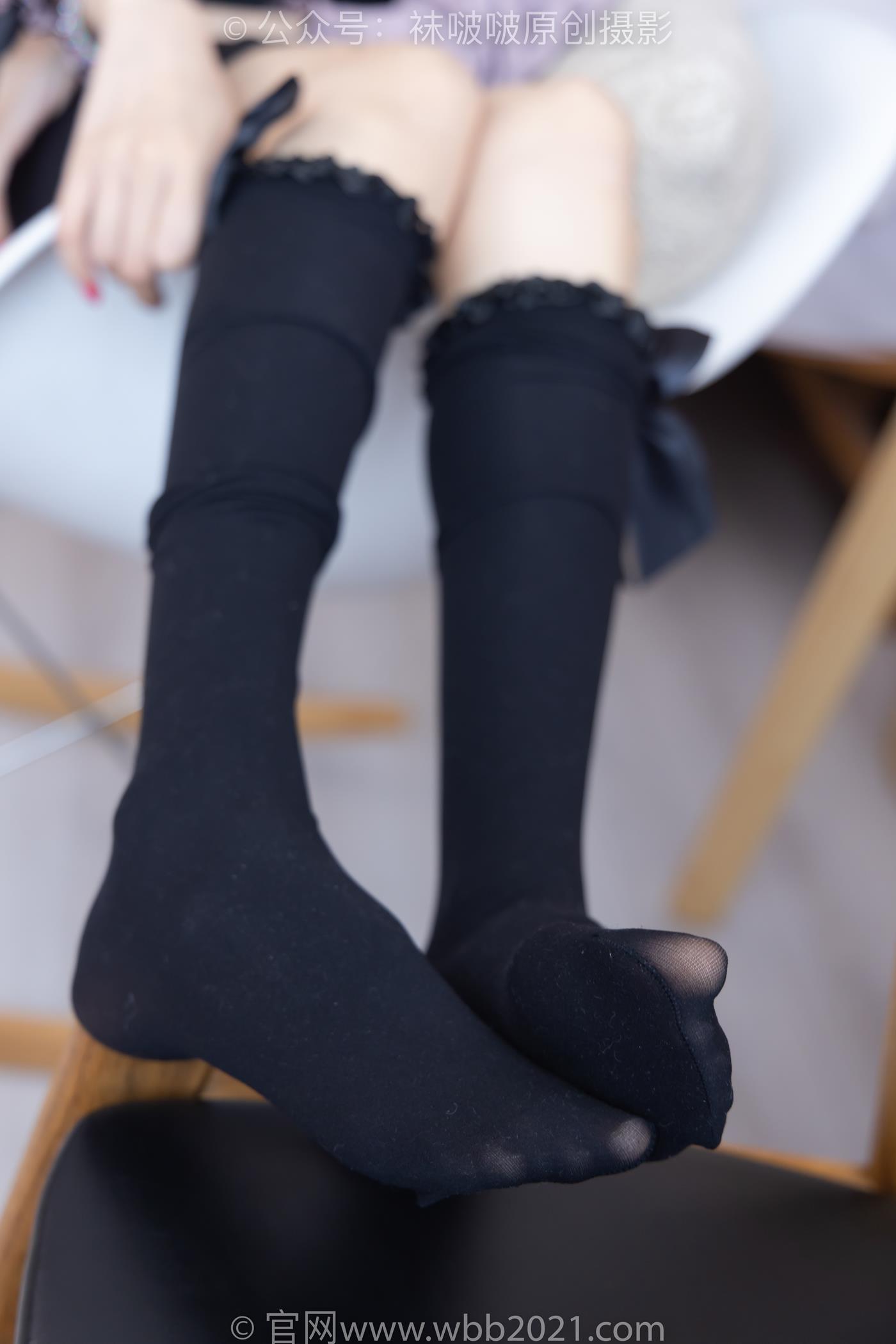 图片[118]-[BoBoSocks袜啵啵]NO.247 稚予-皮鞋、黑丝大腿袜、地雷系女友[160P] – 速更版-美库