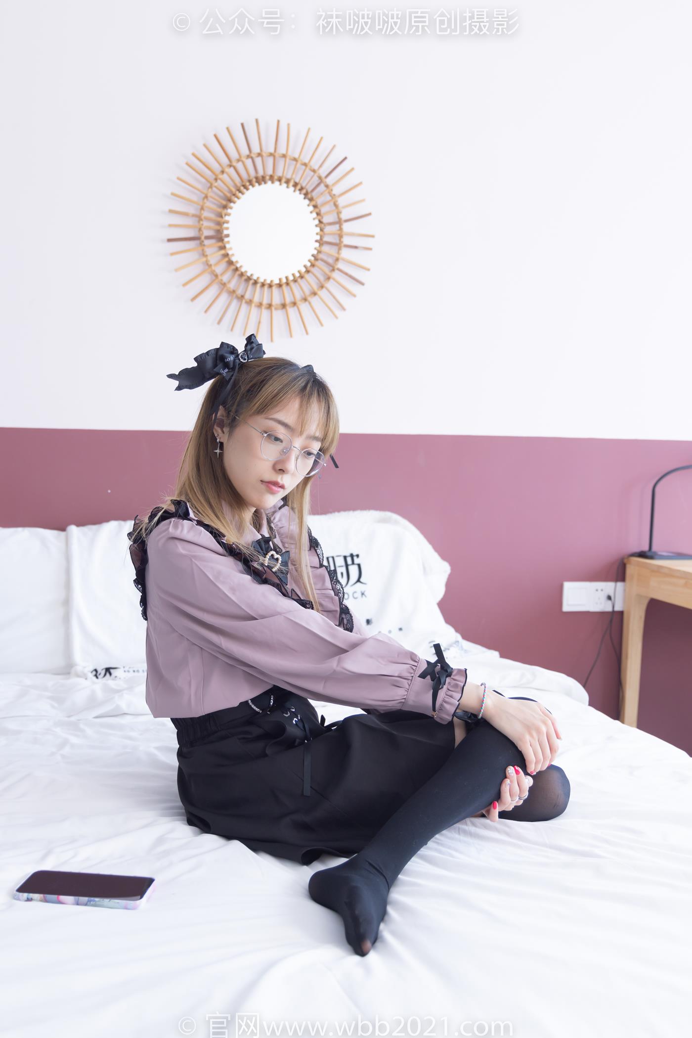 图片[135]-[BoBoSocks袜啵啵]NO.247 稚予-皮鞋、黑丝大腿袜、地雷系女友[160P] – 速更版-美库