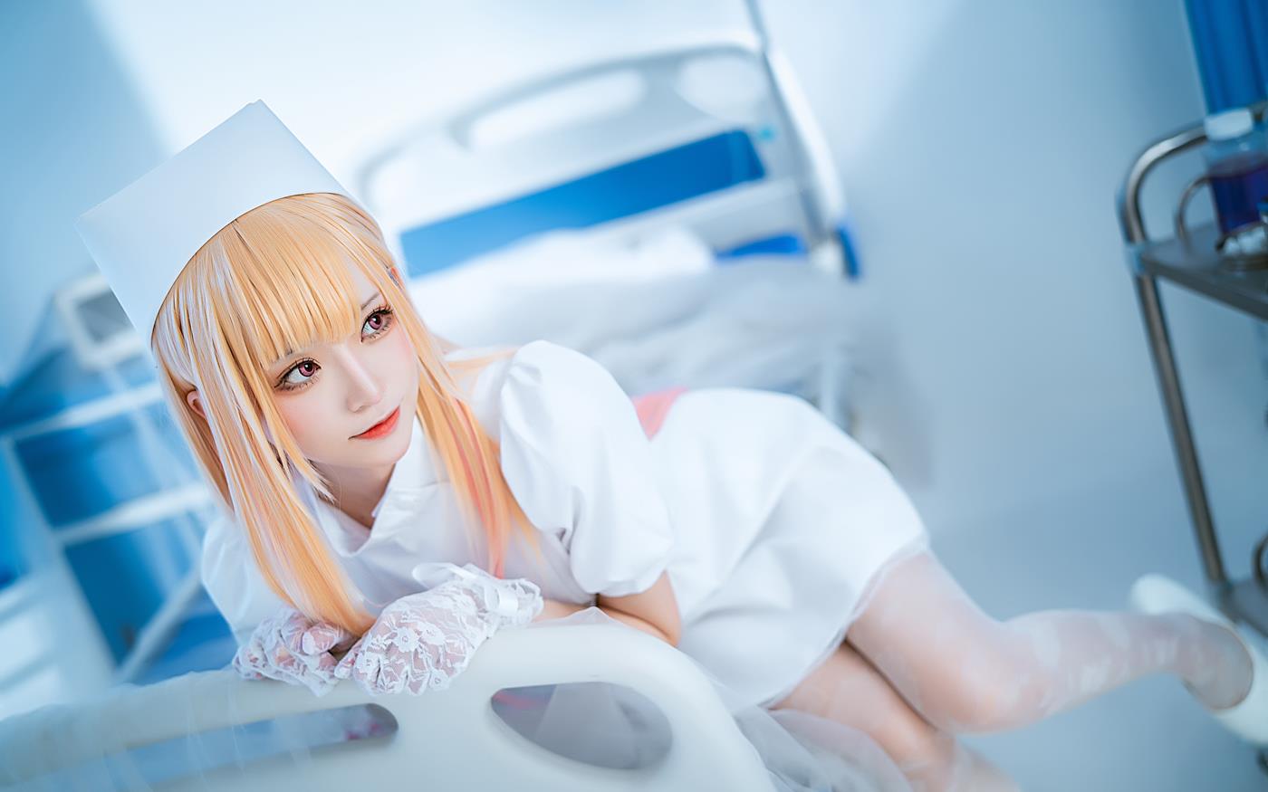 图片[12]-绮太郎Kitaro – 喜多川海梦 白色护士[15P] – 速更版-美库