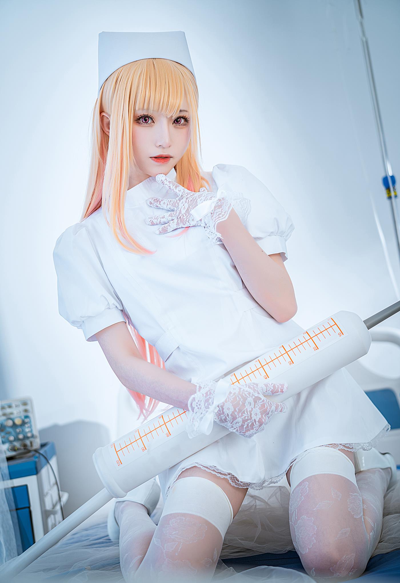 图片[13]-绮太郎Kitaro – 喜多川海梦 白色护士[15P] – 速更版-美库