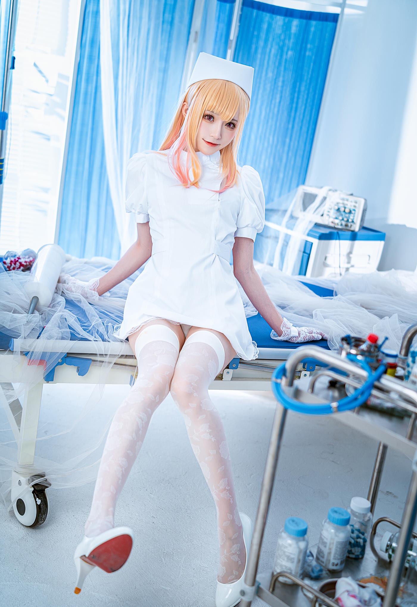 图片[15]-绮太郎Kitaro – 喜多川海梦 白色护士[15P] – 速更版-美库