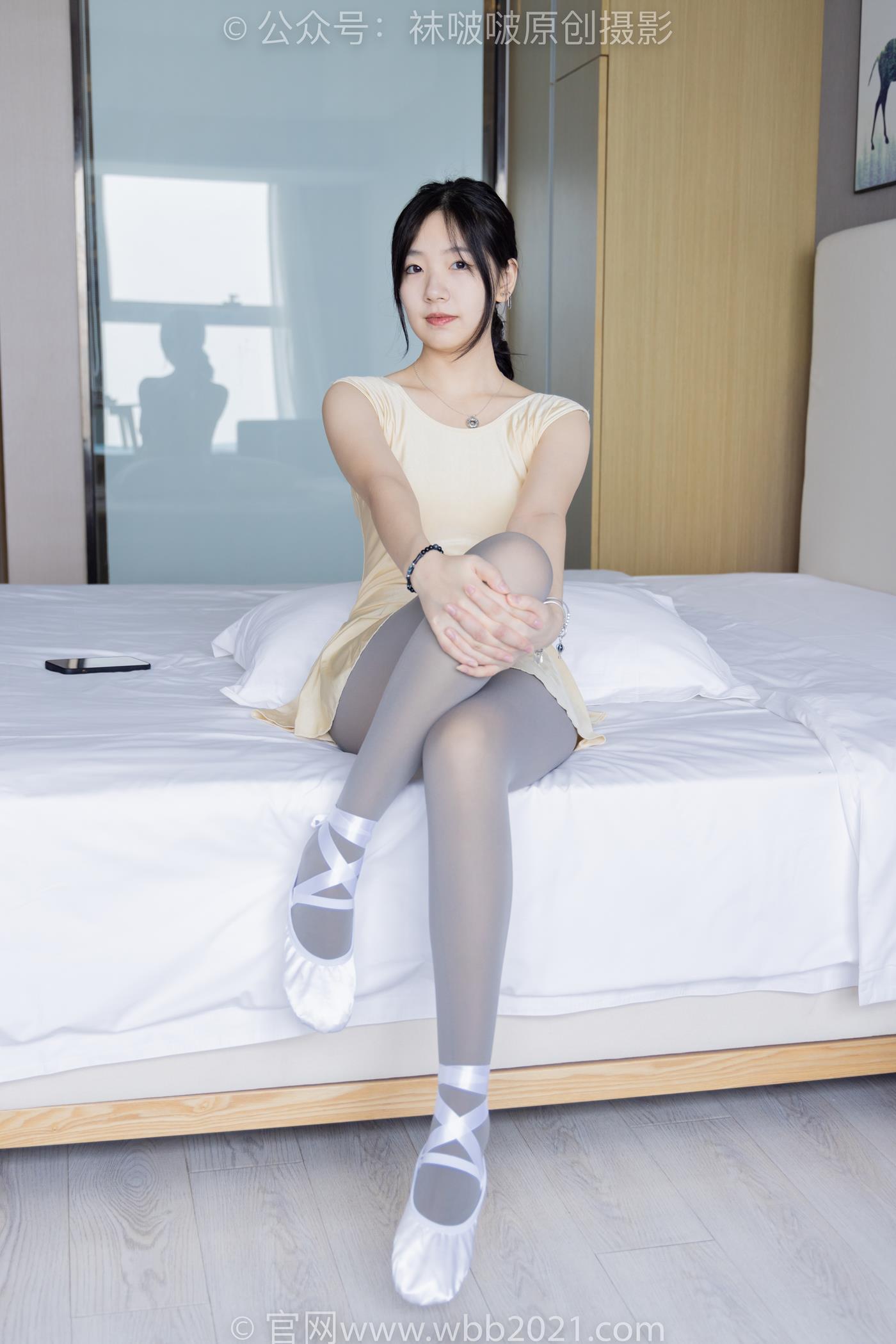 图片[40]-[BoBoSocks袜啵啵]NO.248 小甜豆-芭蕾鞋、厚白丝、厚灰丝、肉丝、白棉袜、芭蕾舞蹈服[163P] – 速更版-美库