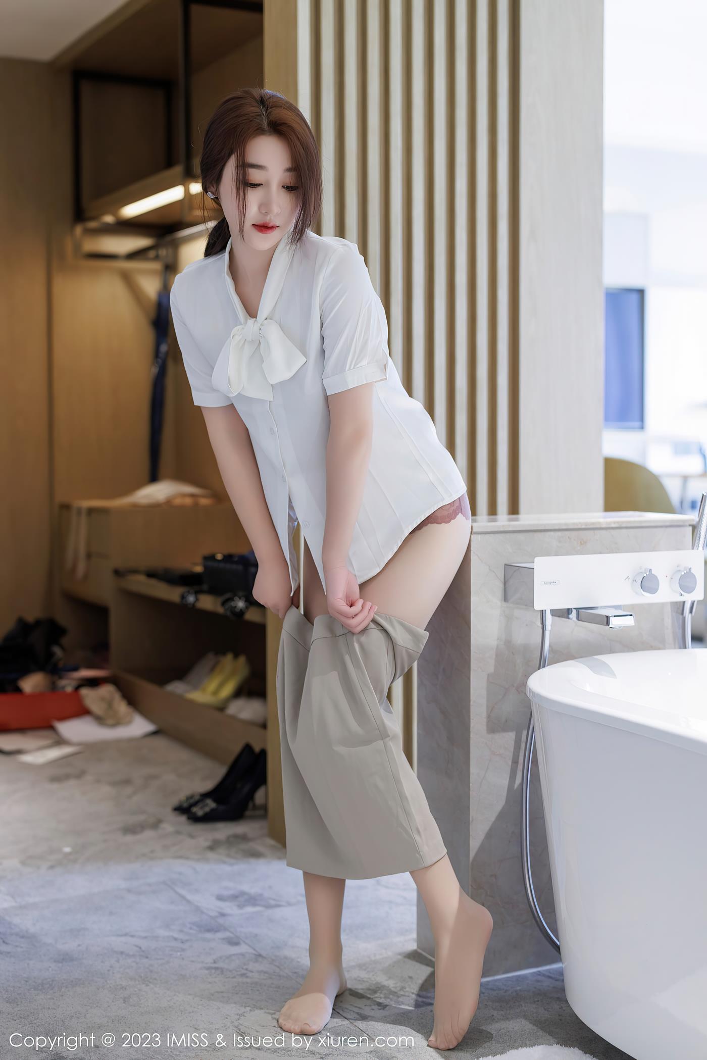 图片[20]-[IMISS爱蜜社] 2023.07.03 VOL.735 九月生__ 丝袜美臀[49P] – 速更版-美库