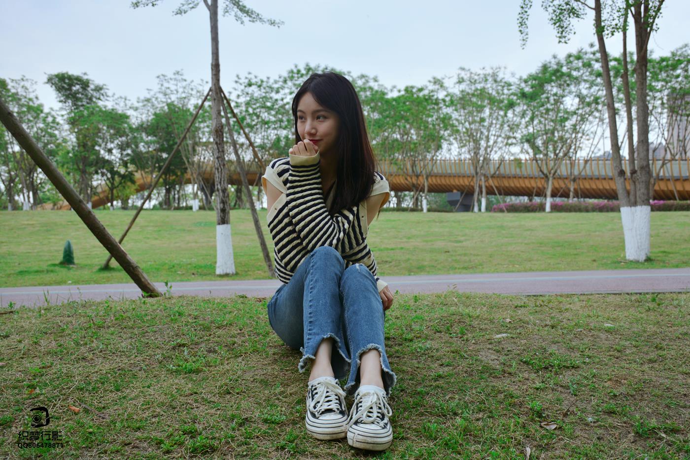 图片[72]-[织梦映像]NO.016 少女牛仔裤草地白袜[80P] – 速更版-美库