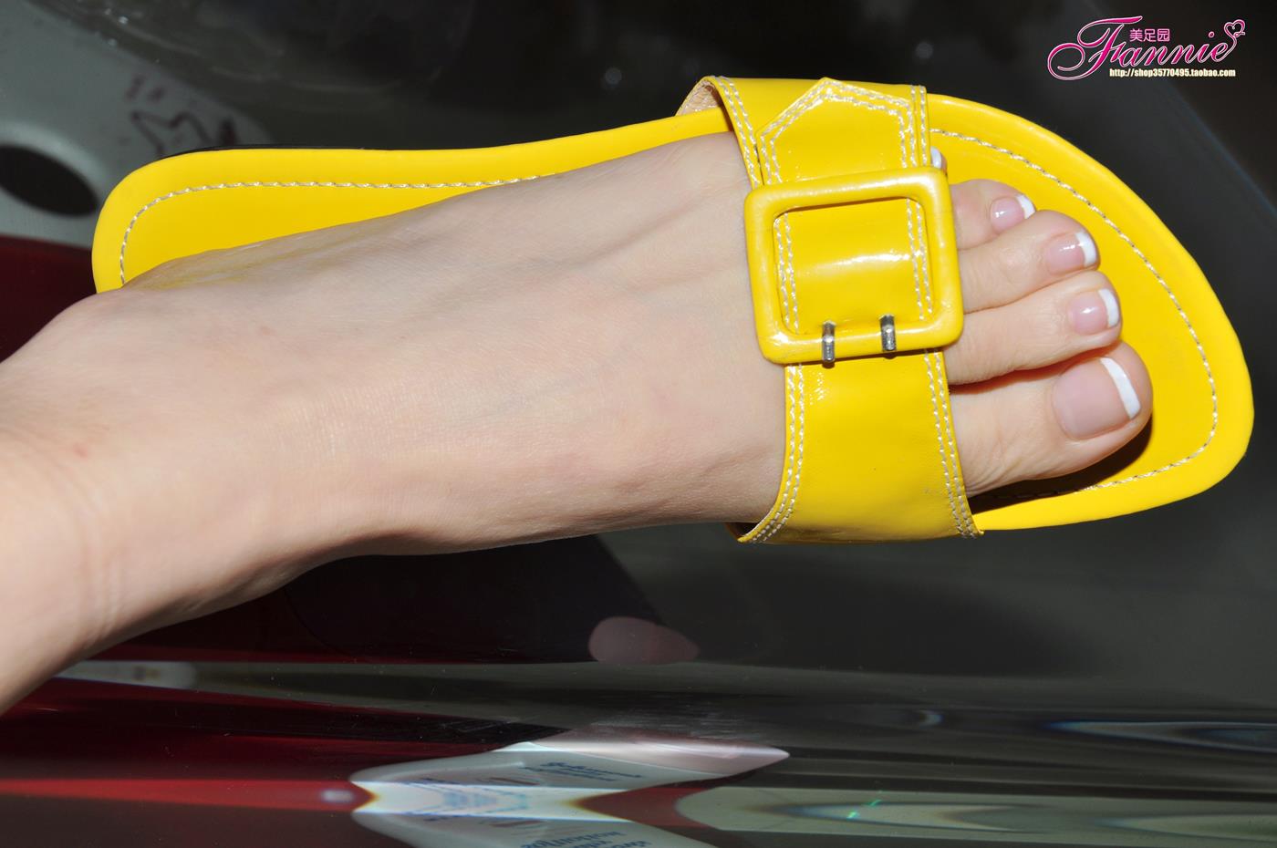 图片[48]-Fannie芬妮每足园 No.120 多彩人字拖黄色 [58P] – 速更版-美库