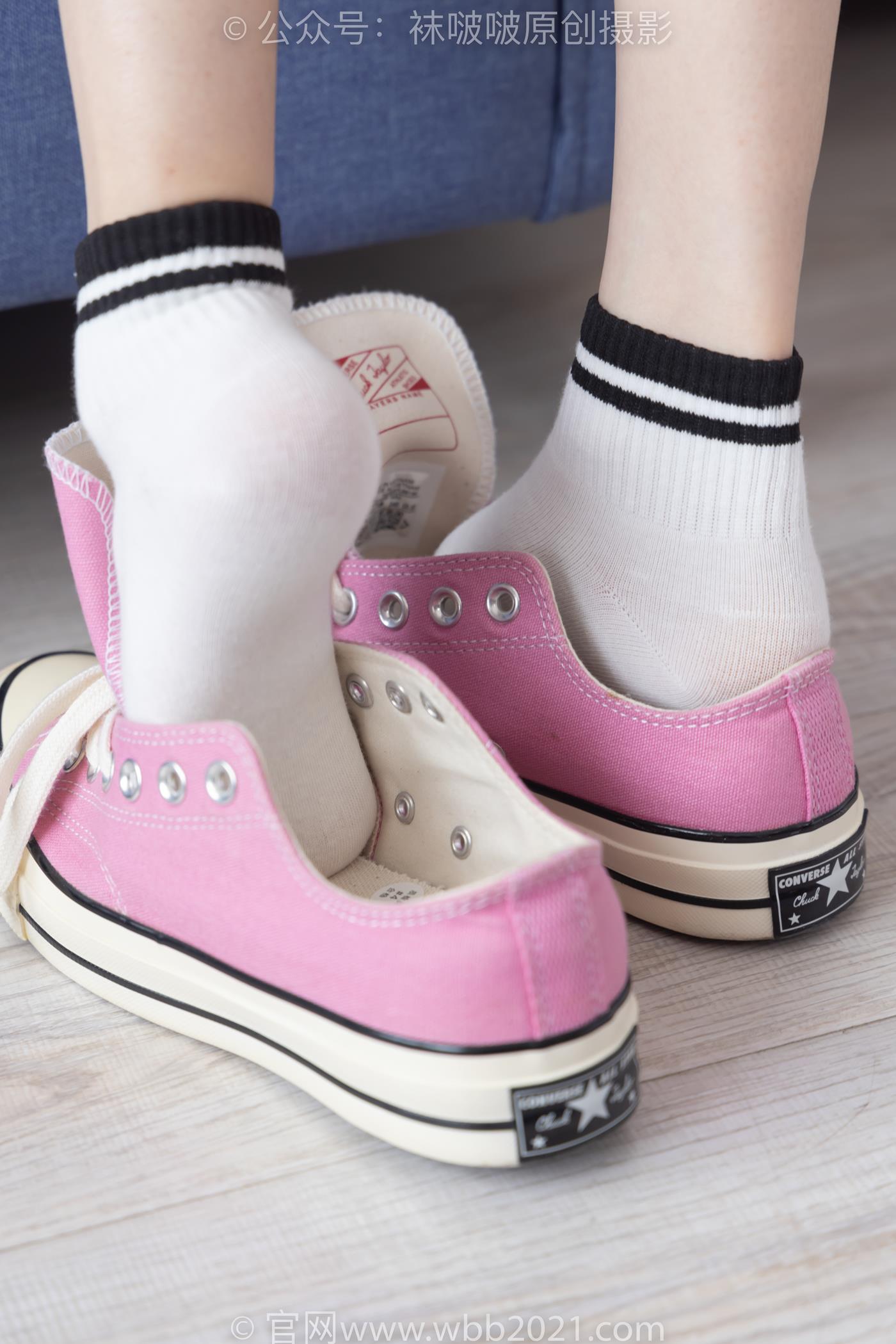 图片[18]-[BoBoSocks袜啵啵]NO.250 稚予-板鞋、皮鞋、白棉袜、灰棉袜[145P] – 速更版-美库