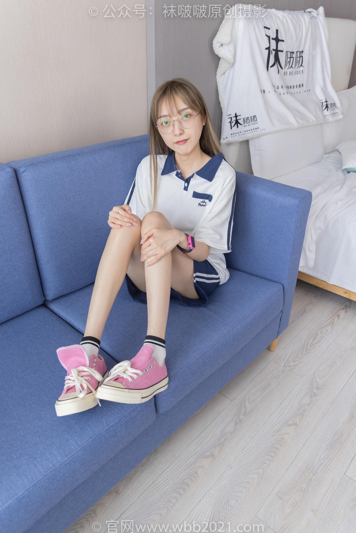 图片[22]-[BoBoSocks袜啵啵]NO.250 稚予-板鞋、皮鞋、白棉袜、灰棉袜[145P] – 速更版-美库