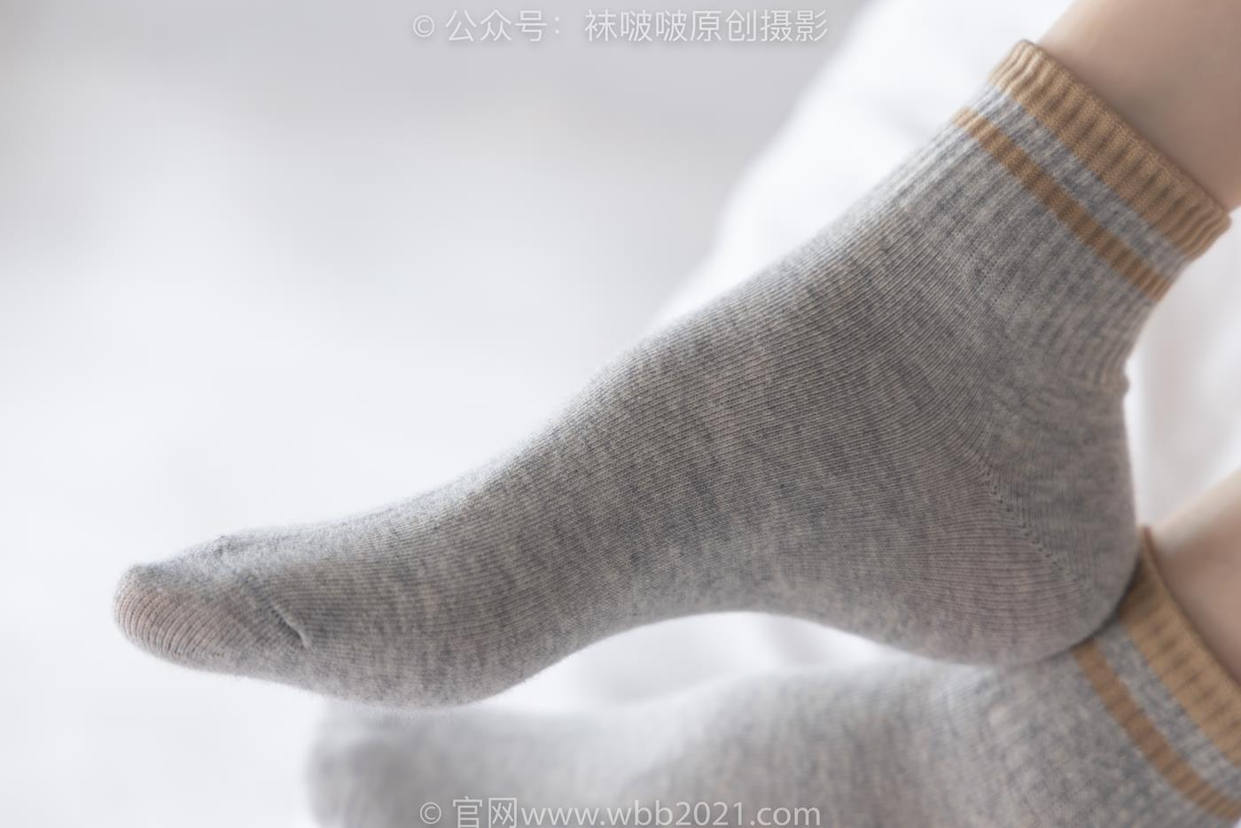 图片[133]-[BoBoSocks袜啵啵]NO.250 稚予-板鞋、皮鞋、白棉袜、灰棉袜[145P] – 速更版-美库