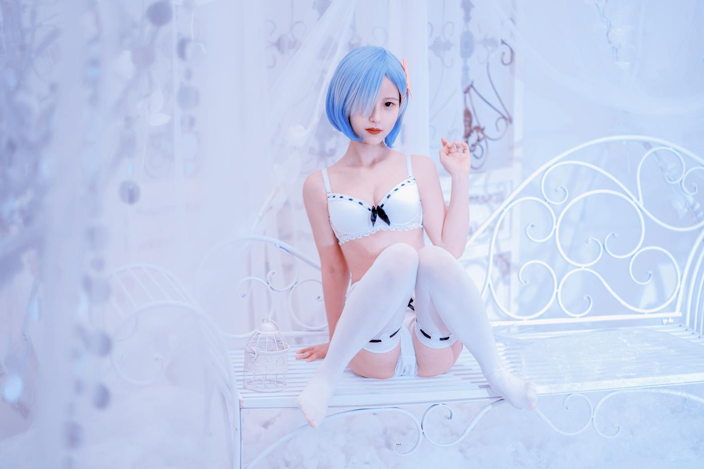 图片[10]-网紅Coser@晕崽Zz – 蕾姆 [30P] – 速更版-美库