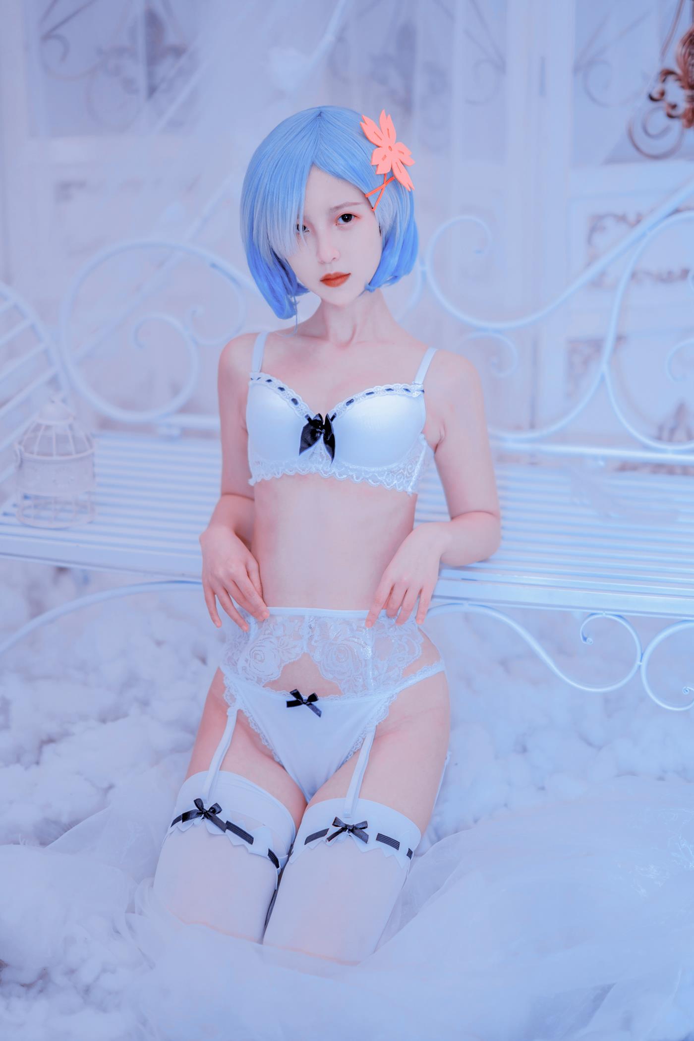 图片[13]-网紅Coser@晕崽Zz – 蕾姆 [30P] – 速更版-美库