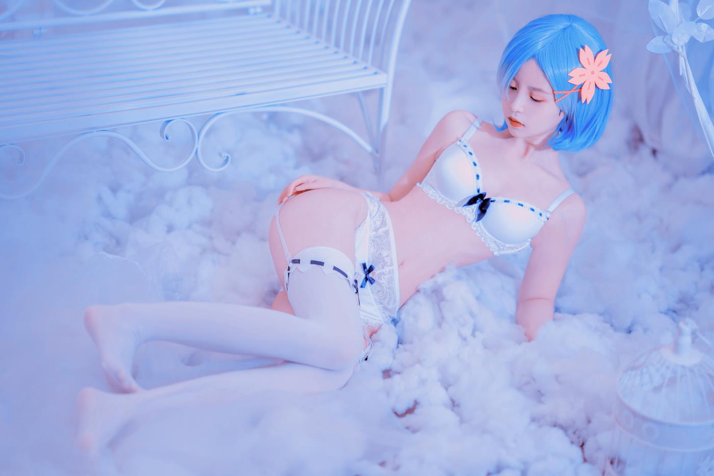 图片[19]-网紅Coser@晕崽Zz – 蕾姆 [30P] – 速更版-美库