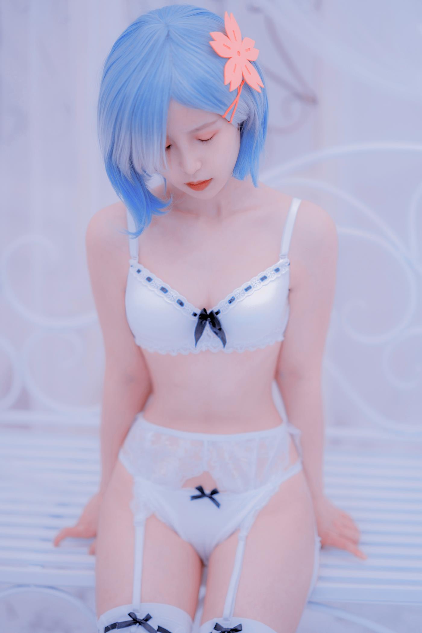 图片[28]-网紅Coser@晕崽Zz – 蕾姆 [30P] – 速更版-美库
