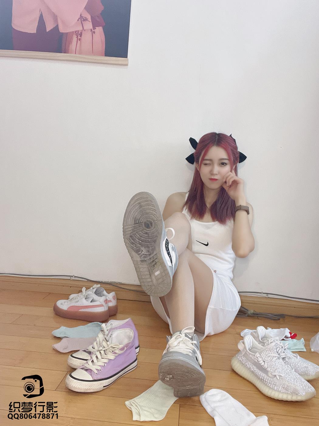 图片[12]-[织梦映像]NO.020 耐克白衣[70P] – 速更版-美库