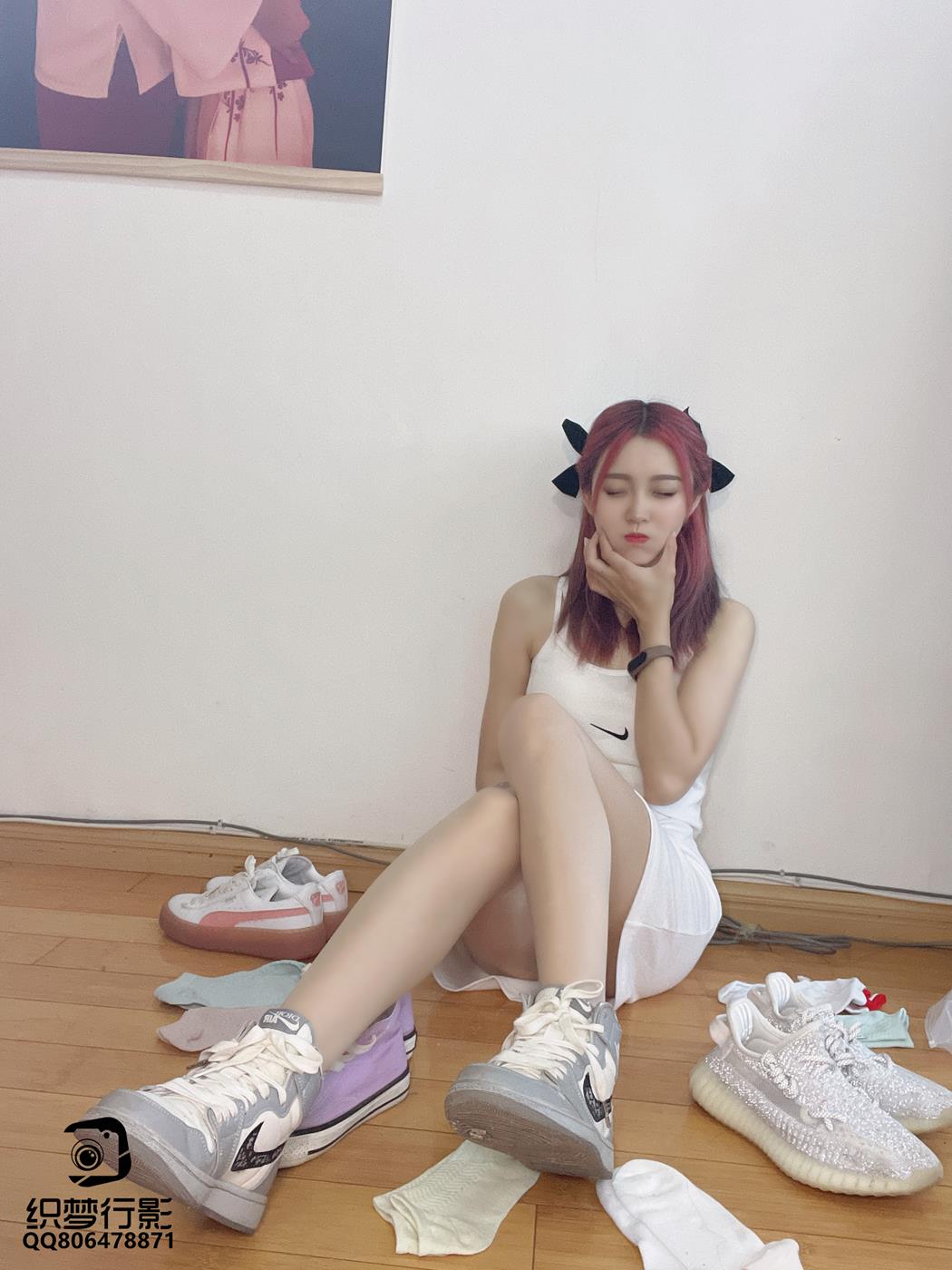 图片[16]-[织梦映像]NO.020 耐克白衣[70P] – 速更版-美库