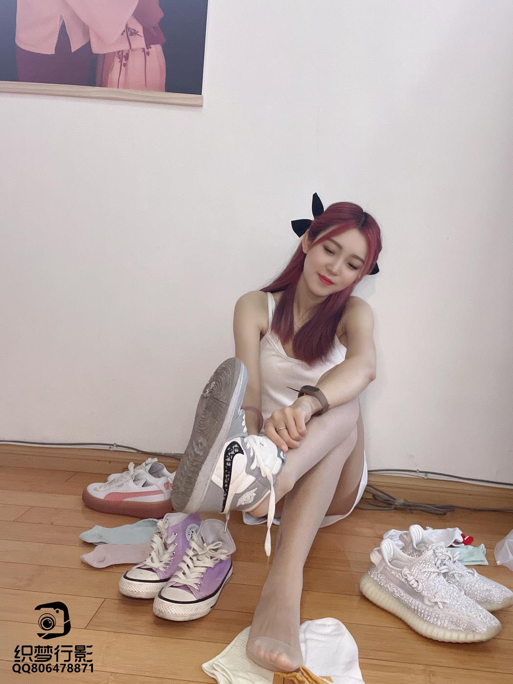 图片[70]-[织梦映像]NO.020 耐克白衣[70P] – 速更版-美库