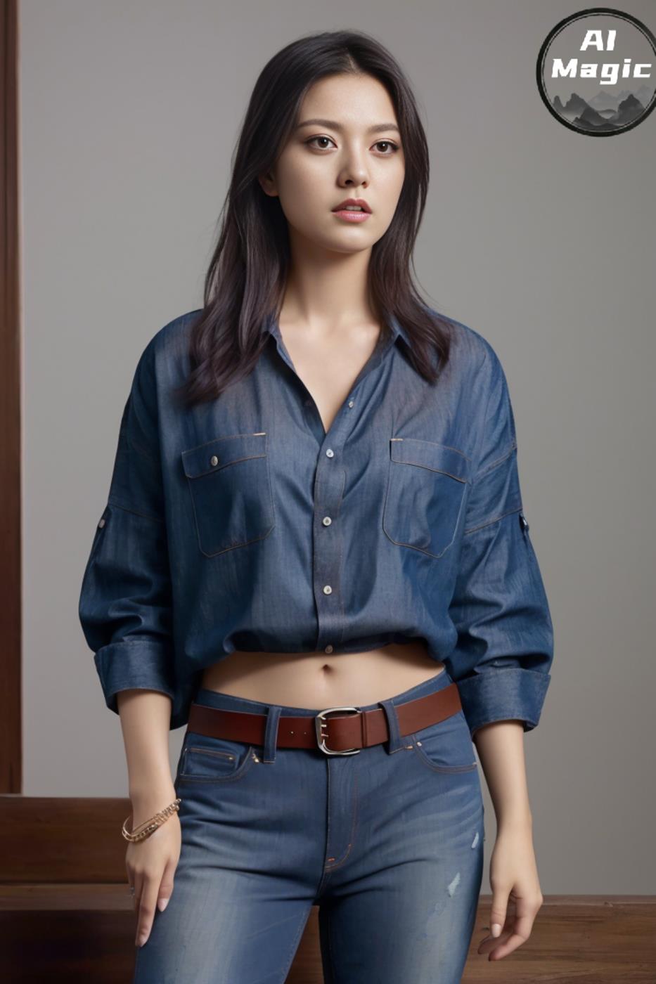 图片[10]-[AI绘画] 031 要是有个这种女朋友可以吹一辈子了[38P] – 速更版-美库