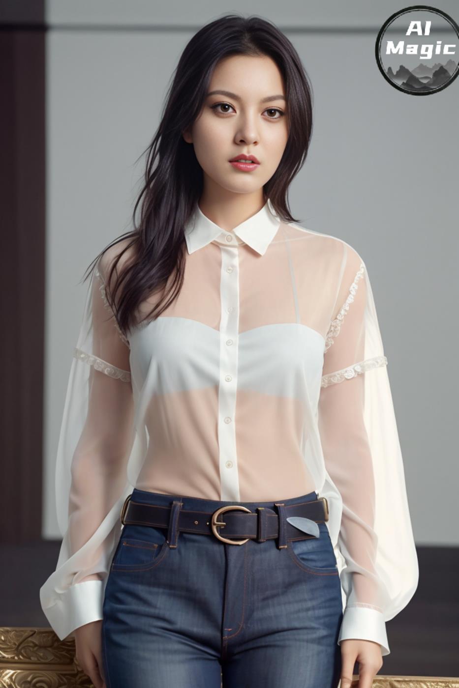 图片[11]-[AI绘画] 031 要是有个这种女朋友可以吹一辈子了[38P] – 速更版-美库