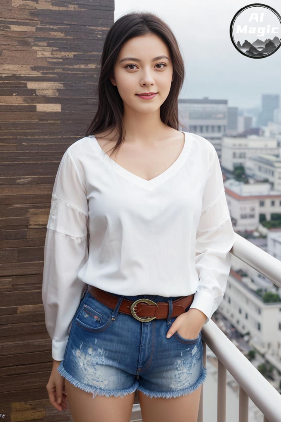 图片[20]-[AI绘画] 031 要是有个这种女朋友可以吹一辈子了[38P] – 速更版-美库