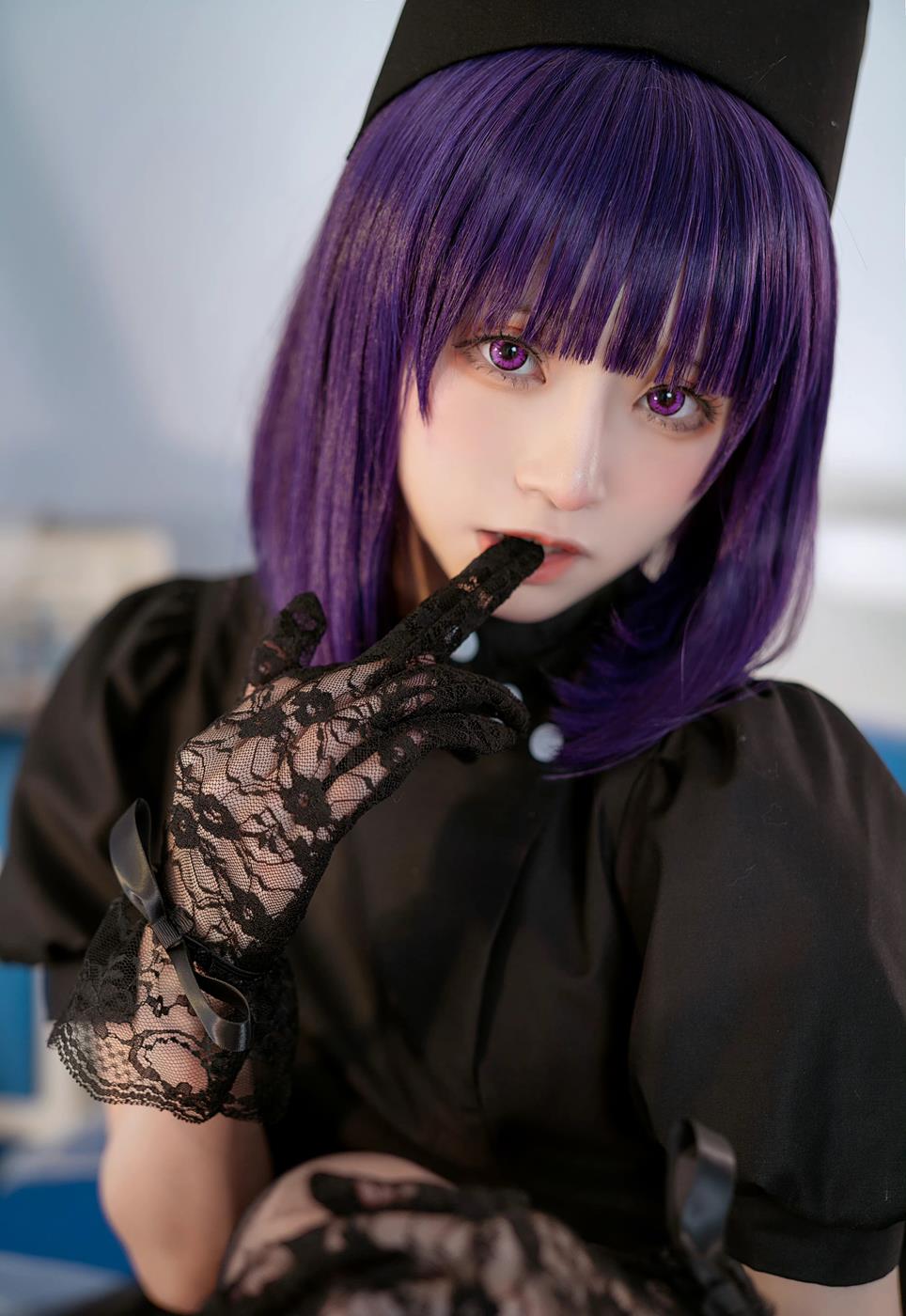 图片[11]-绮太郎Kitaro – 喜多川海梦 黑色护士[14P] – 速更版-美库