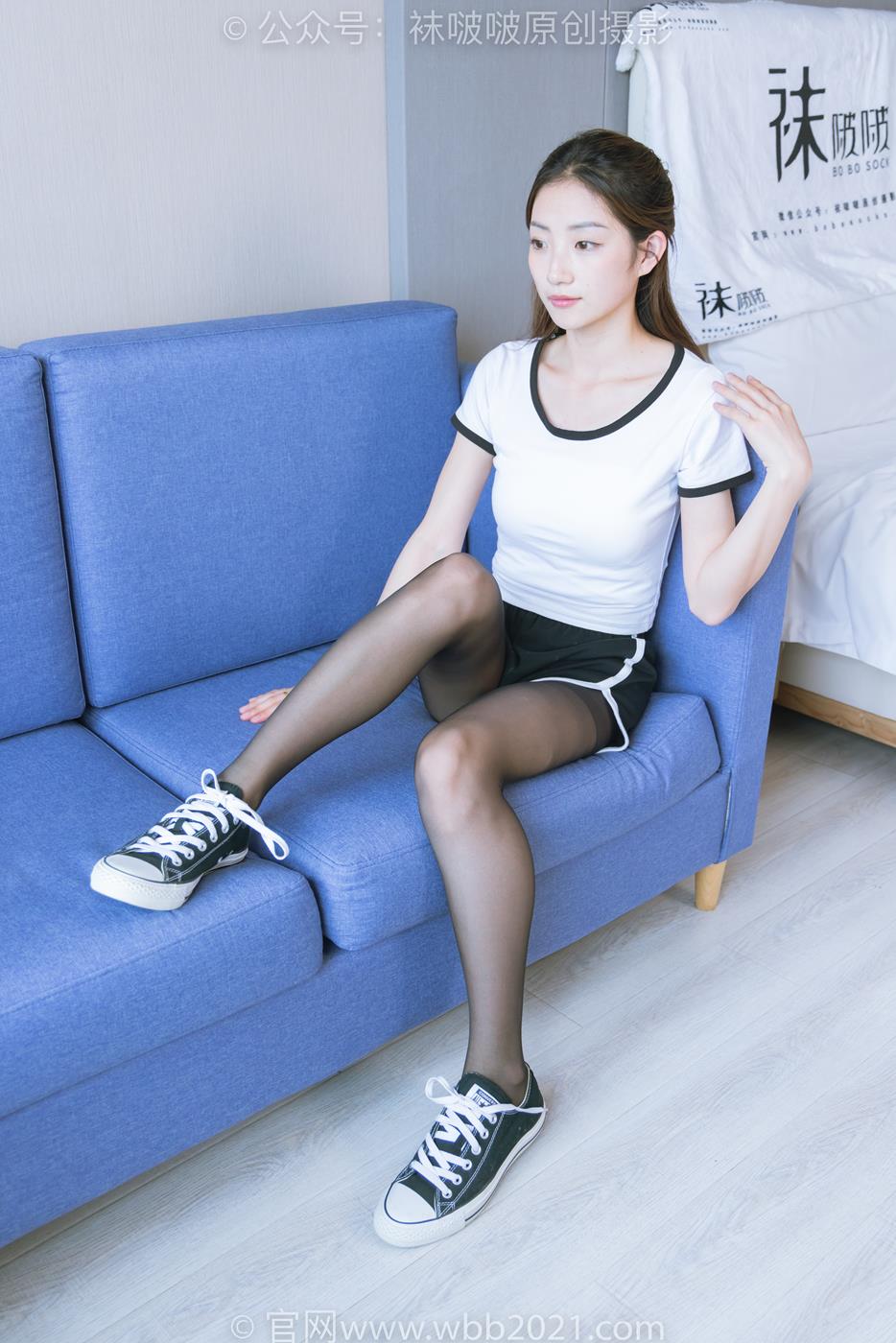 图片[15]-[BoBoSocks袜啵啵]NO.252 小沫-板鞋、黑丝、体操服[143P] – 速更版-美库