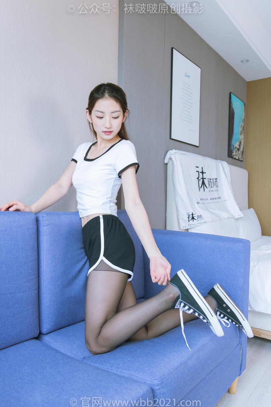 图片[20]-[BoBoSocks袜啵啵]NO.252 小沫-板鞋、黑丝、体操服[143P] – 速更版-美库