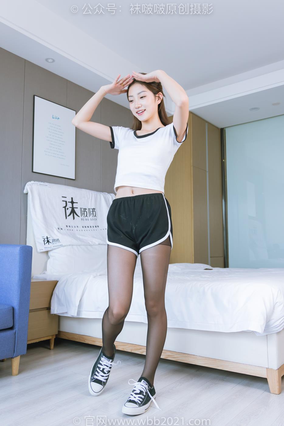 图片[136]-[BoBoSocks袜啵啵]NO.252 小沫-板鞋、黑丝、体操服[143P] – 速更版-美库