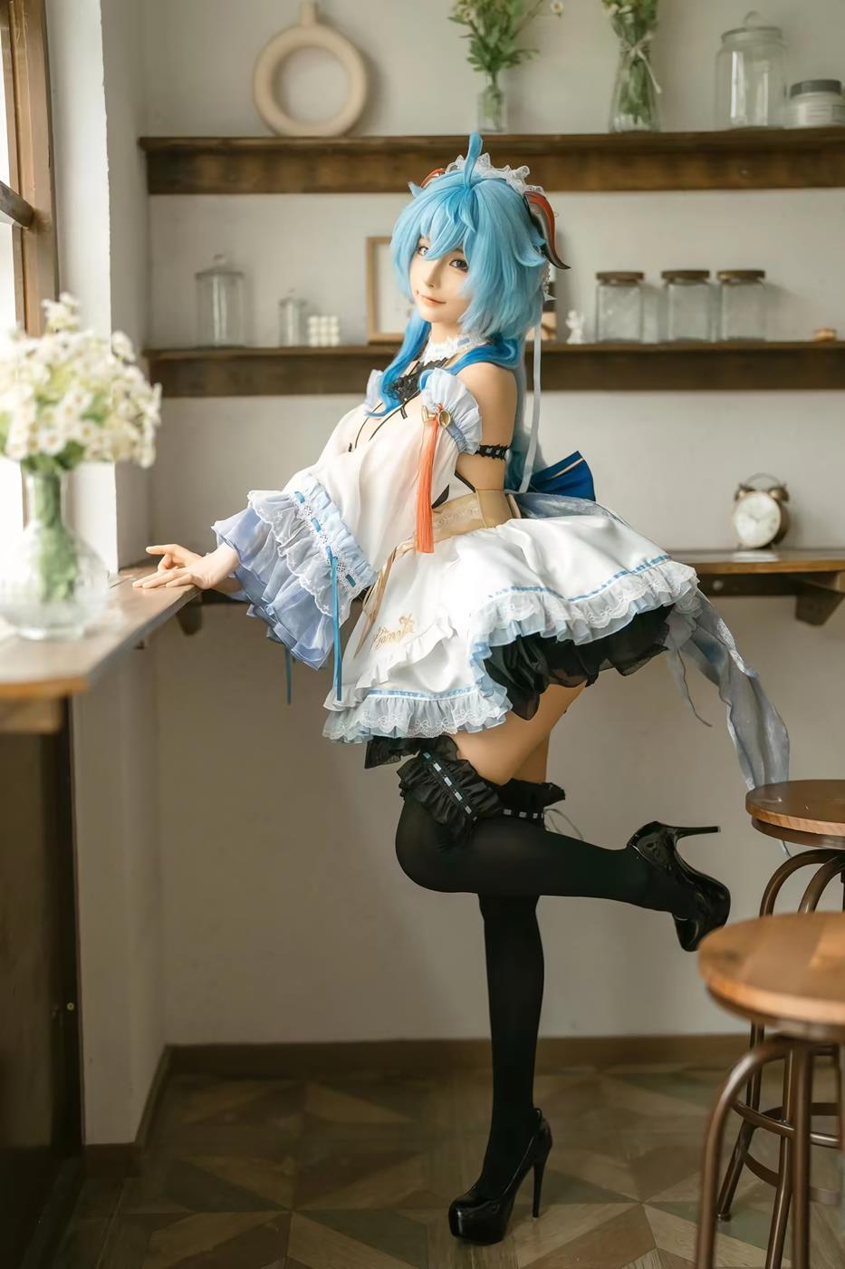 图片[11]-蠢沫沫 – 甘雨女仆[13P] – 速更版-美库