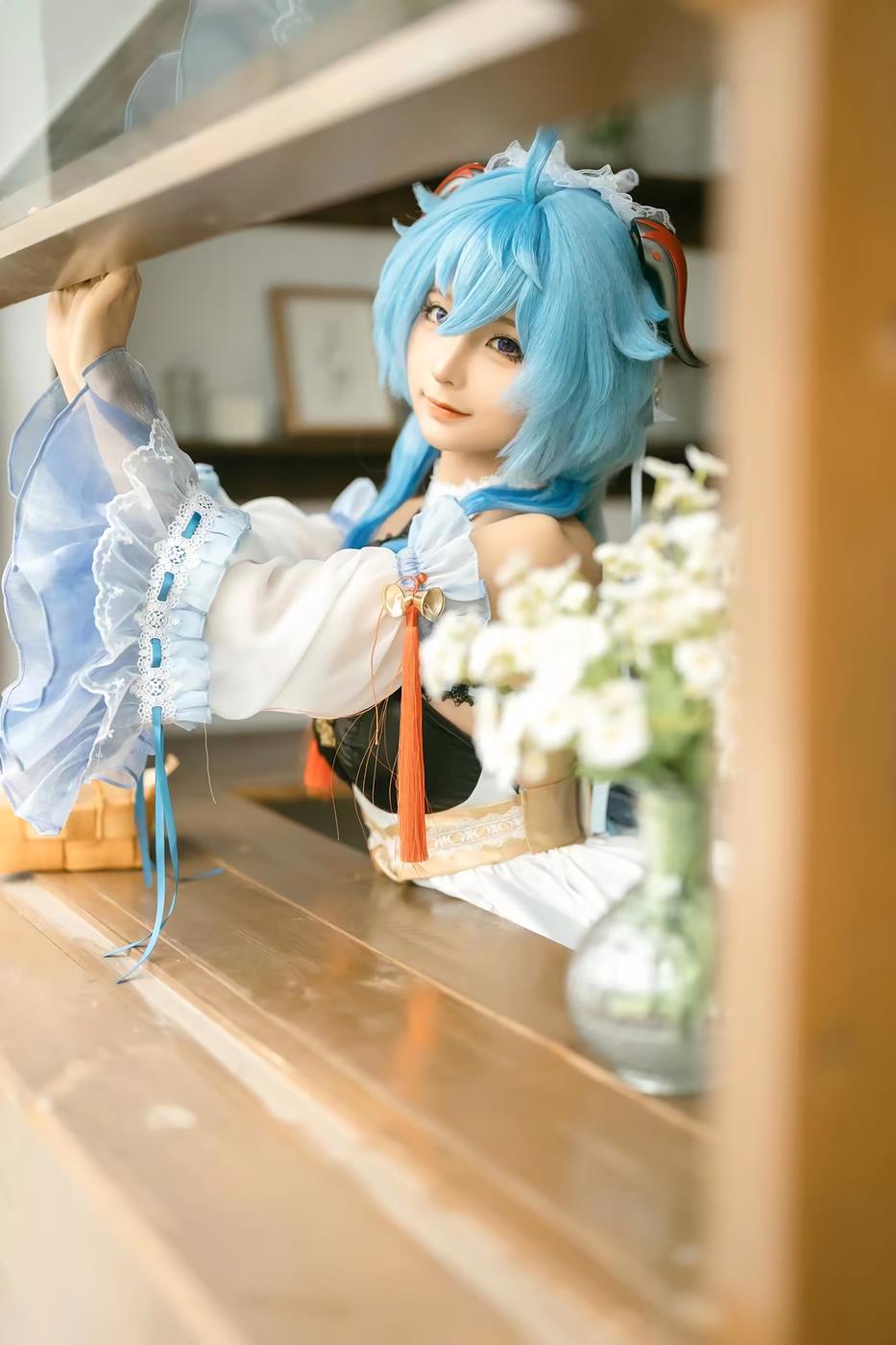 图片[12]-蠢沫沫 – 甘雨女仆[13P] – 速更版-美库