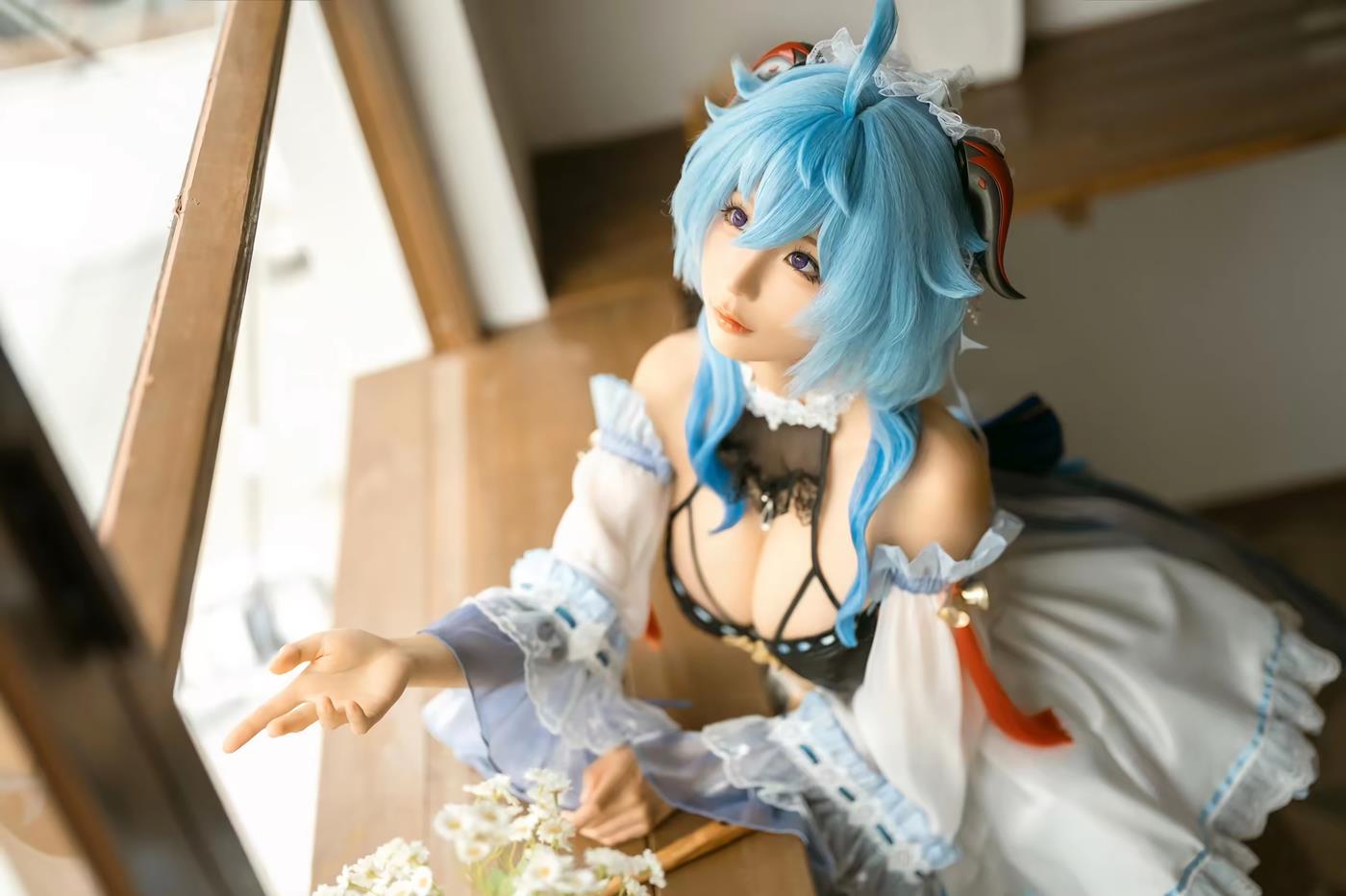 图片[13]-蠢沫沫 – 甘雨女仆[13P] – 速更版-美库