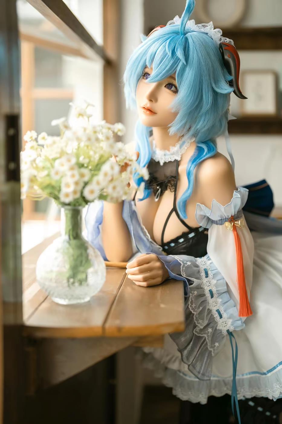 图片[14]-蠢沫沫 – 甘雨女仆[13P] – 速更版-美库