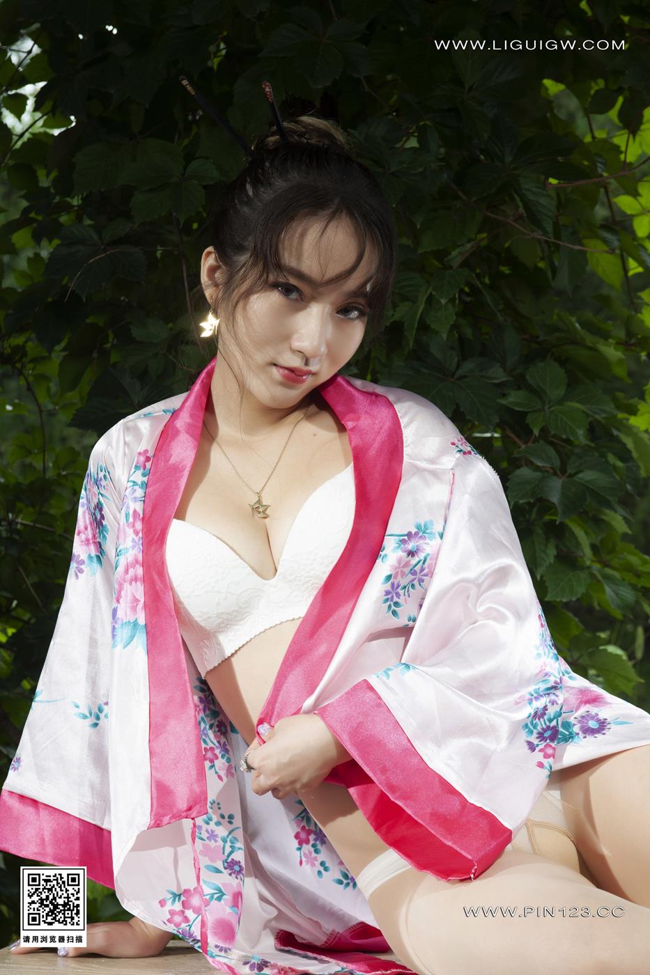 图片[11]-[Ligui丽柜]2023.08.14 丝足踏青 汐汐[60+1P] – 速更版-美库