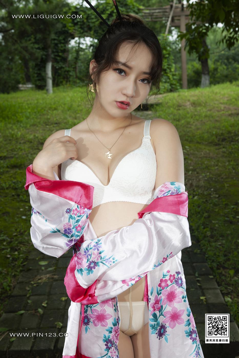 图片[28]-[Ligui丽柜]2023.08.14 丝足踏青 汐汐[60+1P] – 速更版-美库