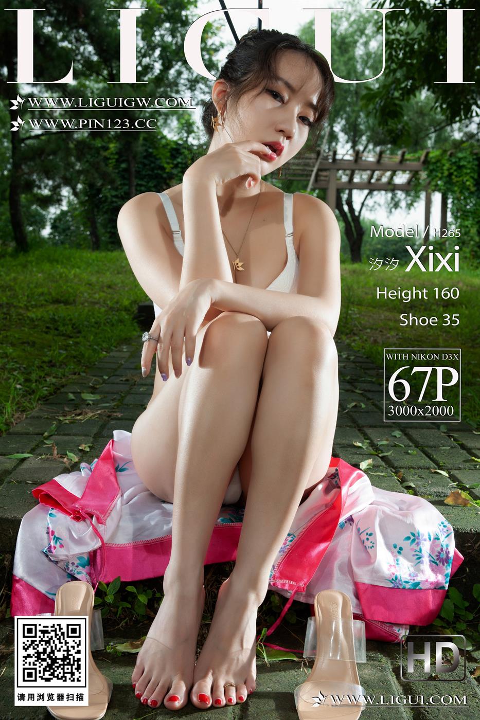 图片[50]-[Ligui丽柜]2023.08.14 丝足踏青 汐汐[60+1P] – 速更版-美库