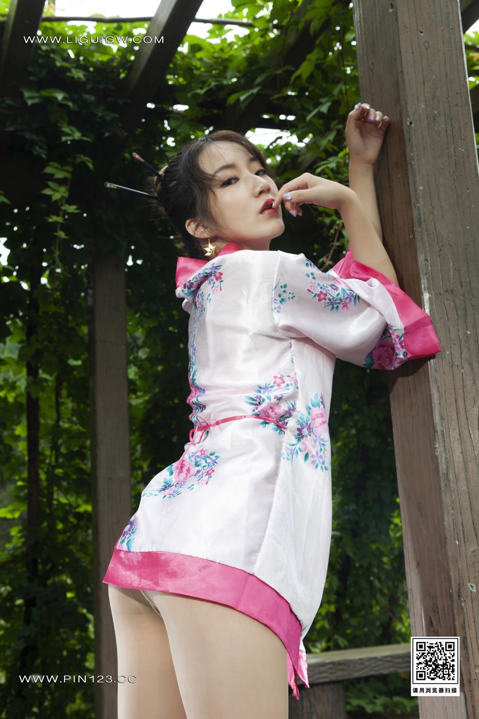 图片[57]-[Ligui丽柜]2023.08.14 丝足踏青 汐汐[60+1P] – 速更版-美库