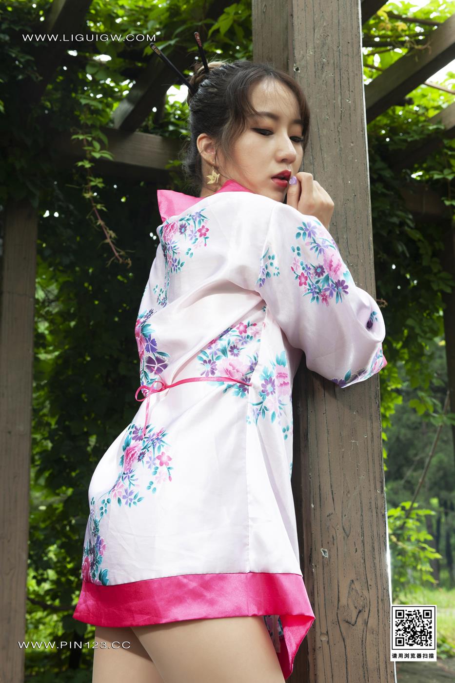 图片[59]-[Ligui丽柜]2023.08.14 丝足踏青 汐汐[60+1P] – 速更版-美库
