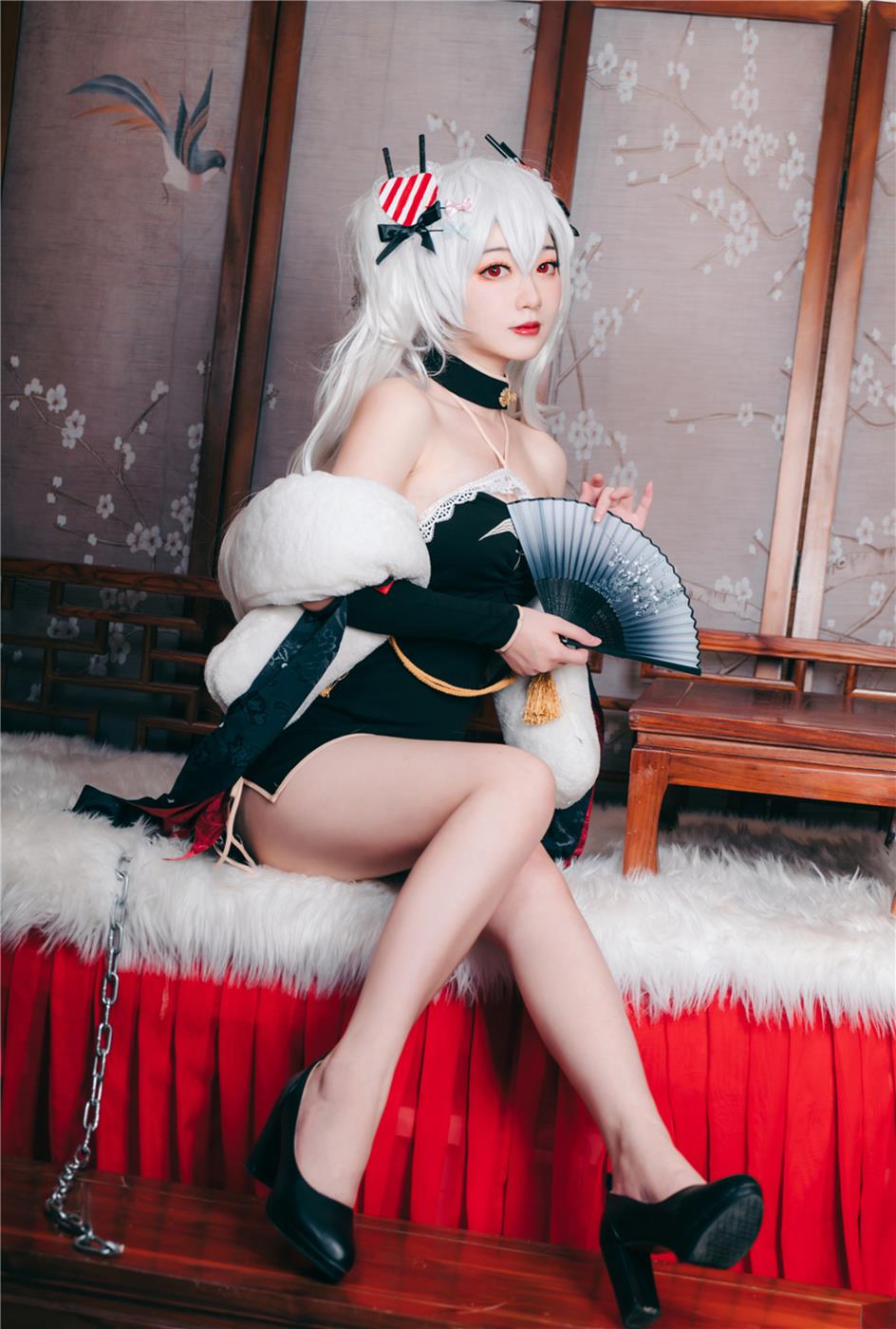 图片[25]-桃墨公子 吸血鬼旗袍[40P] – 速更版-美库