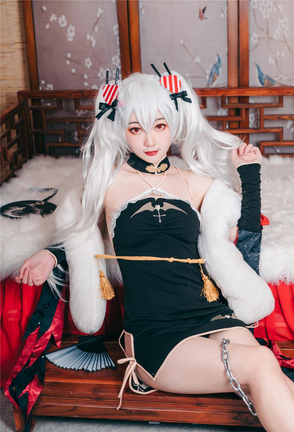 图片[34]-桃墨公子 吸血鬼旗袍[40P] – 速更版-美库