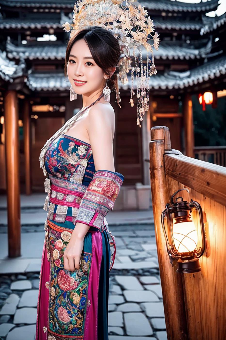 图片[27]-[AI绘画] 036 民族装的漂亮魔法秀[65P] – 速更版-美库