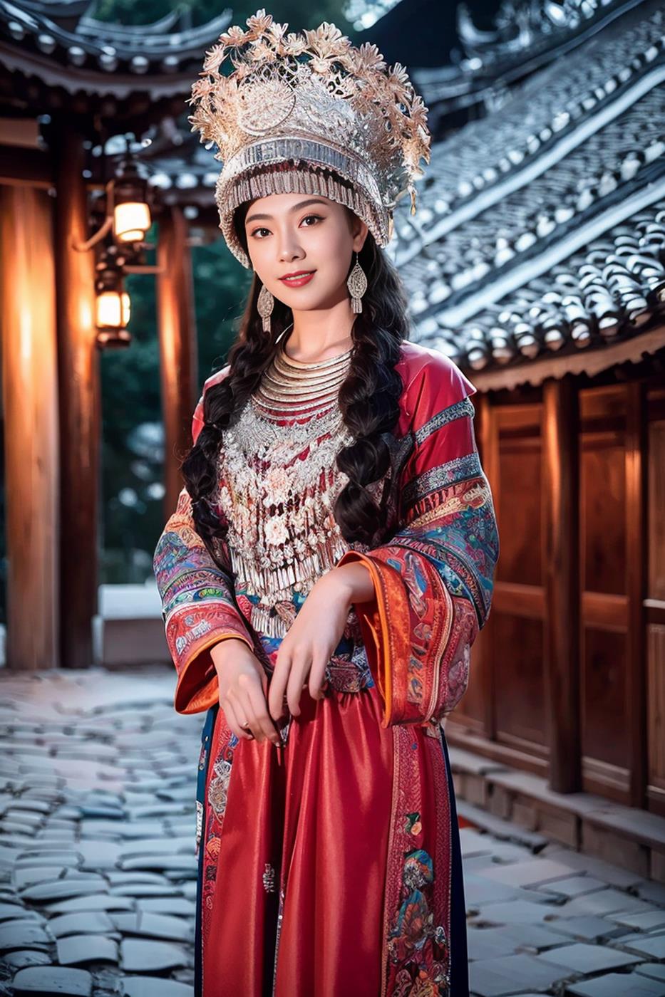 图片[28]-[AI绘画] 036 民族装的漂亮魔法秀[65P] – 速更版-美库